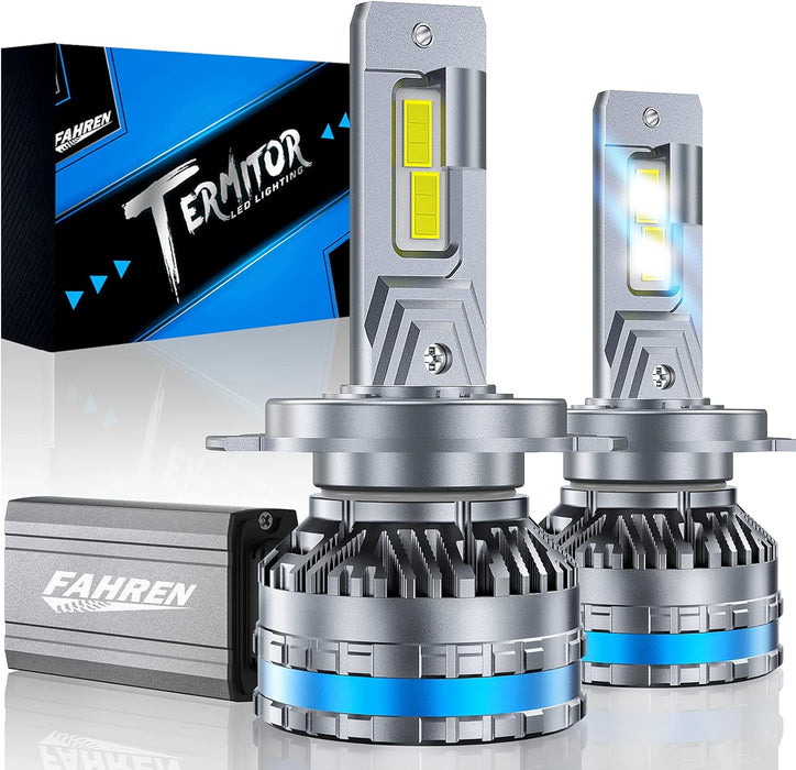 FAHREN H4/9003 Bulbs, Upgraded 120W 40000LM Bright Fog Lighting Bulb