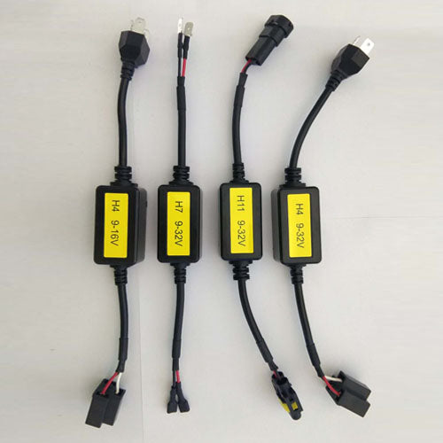 9008/H13 Headlight CANbus Decoder, Anti-Flickering Harness