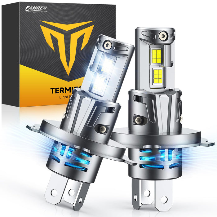 FAHREN 9006 HB4 Light Bulbs 60,000LM – Epic Visibility Powered by 2025 Pro Core (16 Chips Inside), 1000% Brighter, CANBUS Ready, 1:1 Plug & Play, Pack of 2