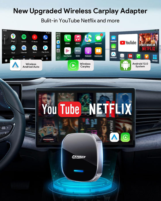 FAHREN 3rd-Gen Wireless Carplay Adapter