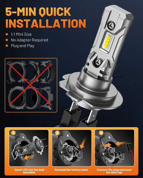 Forenner Fahren Upgraded H7 Light Bulbs