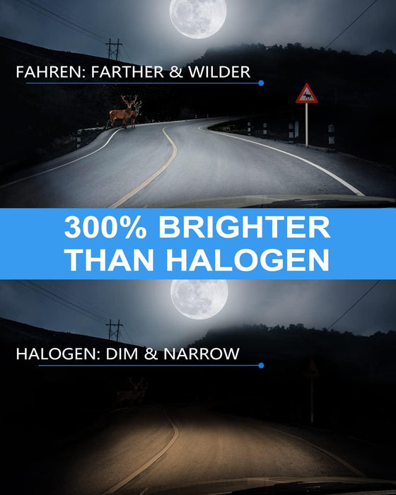 FAHREN H10/9145/9140 LED Driving Fog Light Bulbs