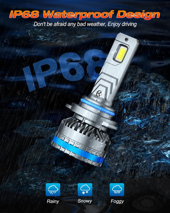 FAHREN 9005/HB3 Lights Bulbs, 120W 32000 Lumens Bright Lighting Bulb
