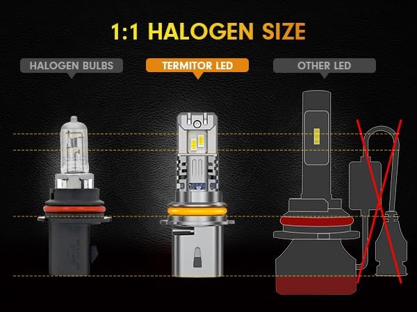 FAHREN 9007/HB5 led Bulbs, (1000%) 10X Brighter 44000LM Ultra Brightness