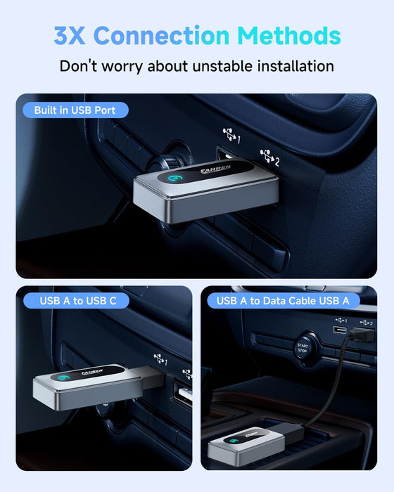 FAHREN 2025 Latest Upgraded Wireless CarPlay Adapter for iPhone