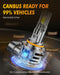 9006 LED Bulbs, 50000LM Super Bright, Real 1:1 Design, 6500K Cool White, Daytime Running Light Modules, 5 Min Quick Plug and Play, IP68, HB4 Light Bulb for Stock Halogen Replacement, Pack of 2