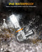 FAHREN 9005 9006 Bulbs Combo, 120,000LM 10X Ultra-Bright HB3 HB4 Led Bulbs,6500K Cool-White, 99% CANBUS Compatibility, Plug and Play, IP68 Waterproof HID fog bulbs, Pack of 4