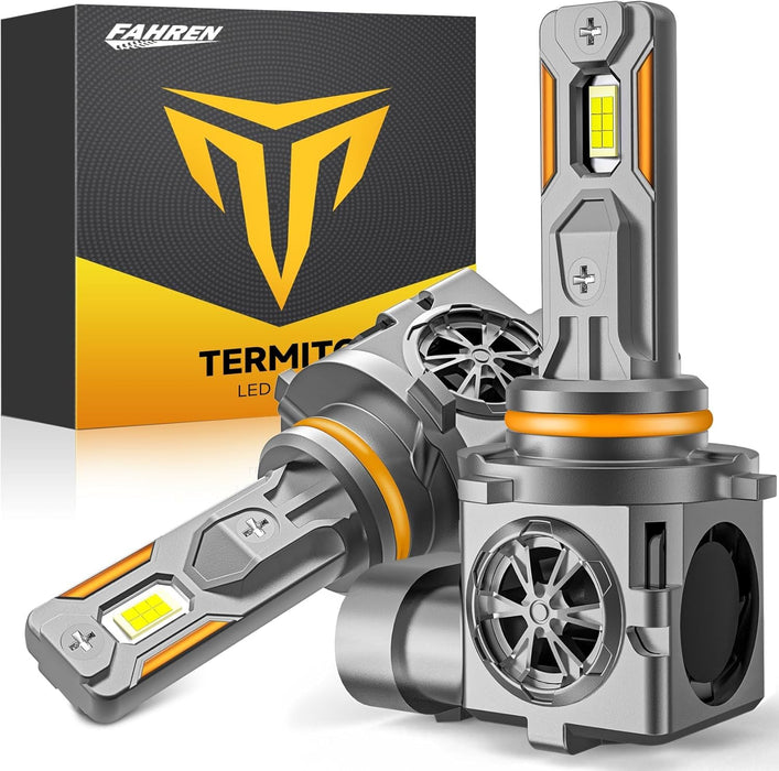 9012/HIR2 Light Bulbs, 𝟔𝟎,𝟎𝟎𝟎𝐋𝐌 𝟏𝟎𝐗 Ultra-Bright 6500K, 𝟑𝟔𝟎° Adjustable Quick Install, 𝐑𝐞𝐚𝐥 𝟏:𝟏 Size Direct Replacement 9012 Fog Light Bulb, IP68, Plug N Play, Pack of 2
