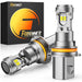 forenner 9006/HB4 LED Headlight Bulbs, Ultra Brightness, 6500K Cool White, Quick Installation, 1:1 Halogen Size, HB4 Fog Light Bulbs, Plug and Play, Pack of 2