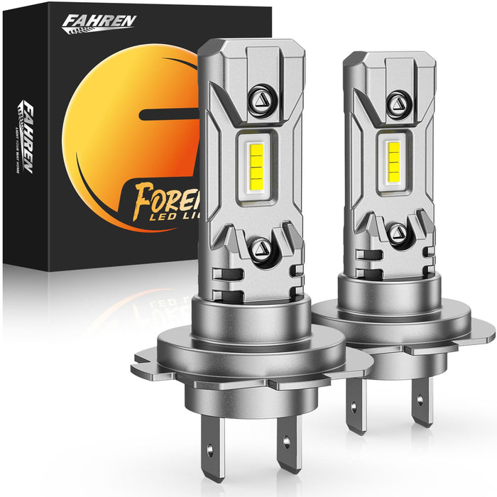 Fahren 9005 H11 Light Bulbs Combo 100000LM 1500% Brightest, 2025 Upgraded HB3 H9 H8 Combo Light, Real 1:1 Mini Size Plug N Play, 70,000 Hrs Long Lifespan, Pack of 4