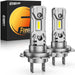 Fahren 9005 H11 Light Bulbs Combo 100000LM 1500% Brightest, 2025 Upgraded HB3 H9 H8 Combo Light, Real 1:1 Mini Size Plug N Play, 70,000 Hrs Long Lifespan, Pack of 4