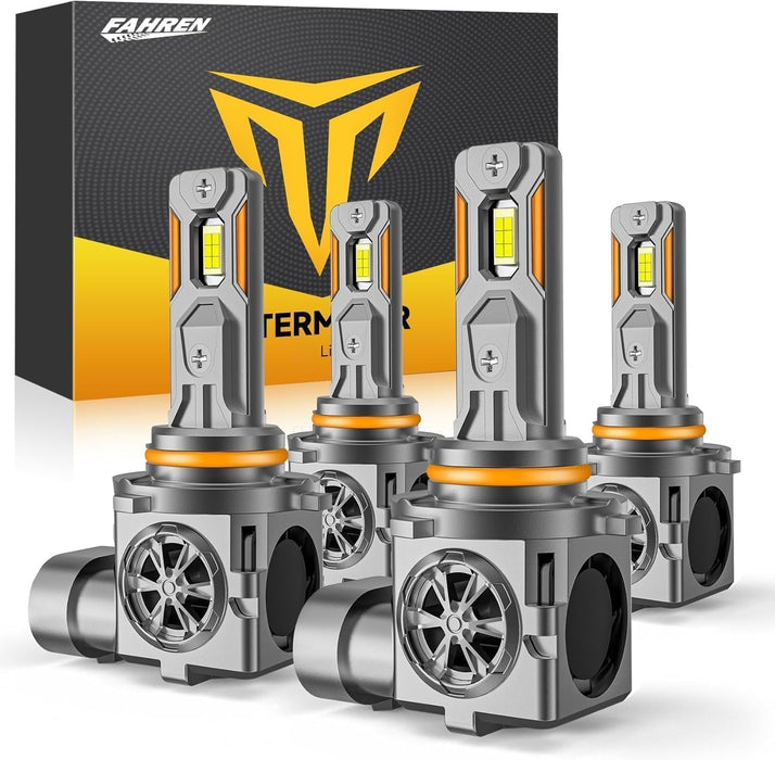 9012/HIR2 Light Bulbs, 𝟔𝟎,𝟎𝟎𝟎𝐋𝐌 𝟏𝟎𝐗 Ultra-Bright 6500K, 𝟑𝟔𝟎° Adjustable Quick Install, 𝐑𝐞𝐚𝐥 𝟏:𝟏 Size Direct Replacement 9012 Fog Light Bulb, IP68, Plug N Play, Pack of 2
