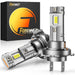 forenner Latest Upgraded H11/H9/H8 9005/HB3 Light Bulbs, Ultra Brightness 6500K Cool White, H11 9005 Fog Light Bulbs, 1:1 Mini Size Front Fog Lamps, Play-N-Plug, Pack of 4