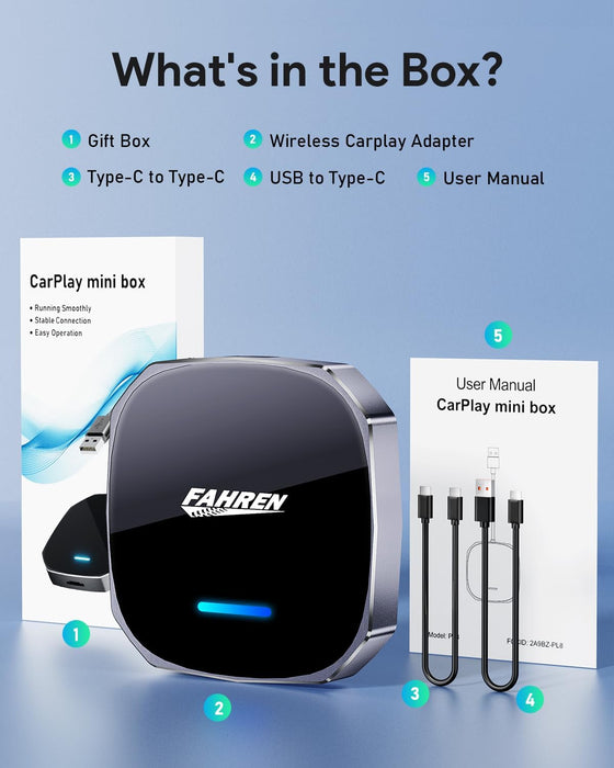 FAHREN 3rd-Gen Wireless Carplay Adapter