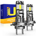 Fahren 𝐔𝐩𝐠𝐫𝐚𝐝𝐞𝐝 9005/HB3 Light Bulbs, 𝟔𝟎𝟎𝟎𝟎𝐋𝐌 𝟏𝟐𝟎𝟎% Ultra Brightness, 1:1 Mini Size, 6500K Cool White, 70000Hrs Long Service Life with Cooling Fan, Plug and Play, Pack of 2