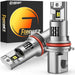 Fahren 9005 H11 Light Bulbs Combo 100000LM 1500% Brightest, 2025 Upgraded HB3 H9 H8 Combo Light, Real 1:1 Mini Size Plug N Play, 70,000 Hrs Long Lifespan, Pack of 4