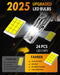9006 LED Bulbs, 50000LM Super Bright, Real 1:1 Design, 6500K Cool White, Daytime Running Light Modules, 5 Min Quick Plug and Play, IP68, HB4 Light Bulb for Stock Halogen Replacement, Pack of 2