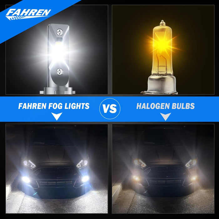 FAHREN 9005/HB3 Driving Bulbs, 26000 Lumens Super Bright 9005 Fog Bulbs