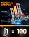 forenner Fahren H11 9005 light fog bulbs combo, 66000LM h8 h9 hb3 light bulbs,plug and play,pack of 4