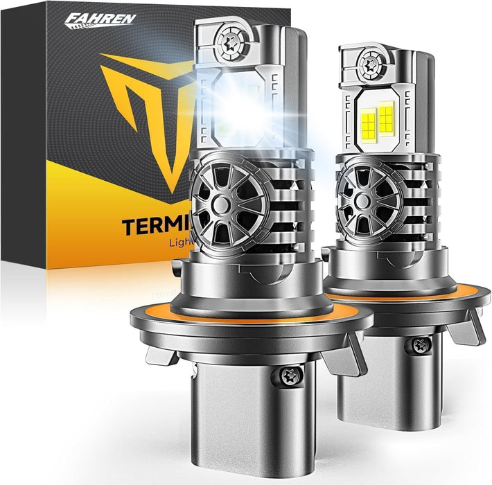 Latest 9006/HB4 Bulbs, 33,000LM 10X Ultra-Brighter, 6500K Cool White, 1:1 Halogen Size 9006 Fog Lights, Plug-N-Play, IP68 Waterproof, Pack of 2