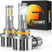 forenner Latest Upgraded H11/H9/H8 9005/HB3 Light Bulbs, Ultra Brightness 6500K Cool White, H11 9005 Fog Light Bulbs, 1:1 Mini Size Front Fog Lamps, Play-N-Plug, Pack of 4