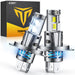 FAHREN 9006 HB4 Light Bulbs 60,000LM – Epic Visibility Powered by 2025 Pro Core (16 Chips Inside), 1000% Brighter, CANBUS Ready, 1:1 Plug & Play, Pack of 2