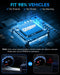 FAHREN Upgraded 9005 LED Bulbs, 6500K Super Bright, 1:1 Design IP68 Waterproof, HB3 Fog Light Bulb for ATV/UTV, No Adapter Required Plug and Play, Pack of 2