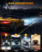 FAHREN Upgraded H13/9008 Bulb, [Modern & Brightest] 40000LM 6500K Ultra-Bright Bulb 1:1 Mini Size No Adapter Required 9008 Fog Light bulb, Quick Install Light Kit H13 bulbs,Pack of 2