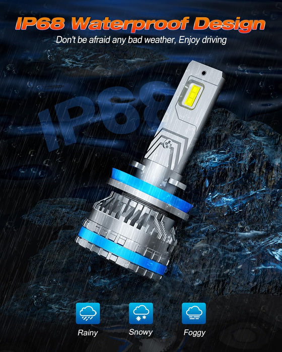 FAHREN H11 Fog Bulbs, Upgraded 120W 40000LM H8/H9 Bright Lighting Bulb