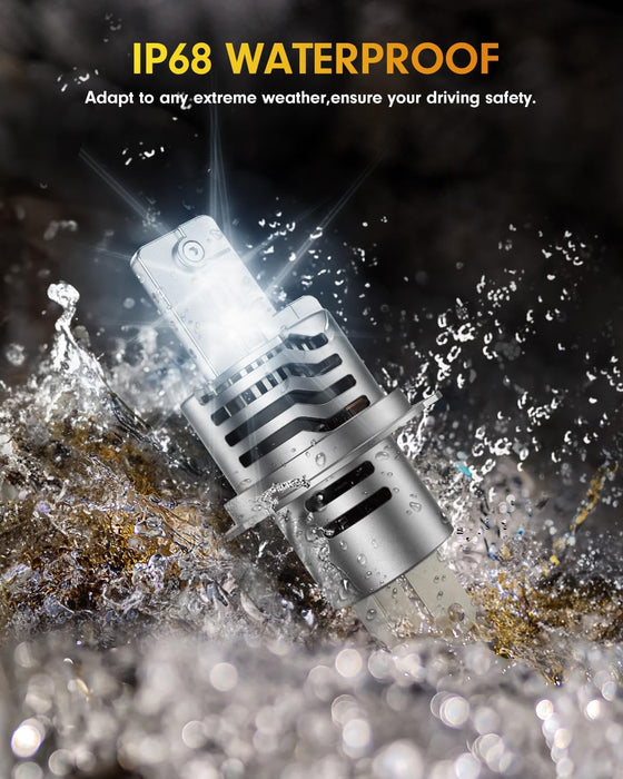 FAHREN H4/9003 fog Light Bulbs Upgraded HB2 light bulb
