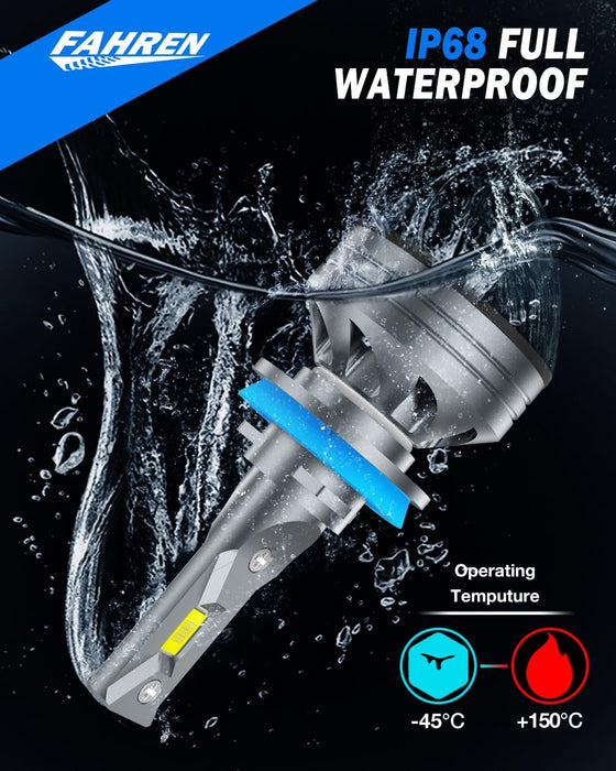 FAHREN H11 9005 Light Bulbs Combo