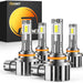 forenner 9006/HB4 LED Headlight Bulbs, Ultra Brightness, 6500K Cool White, Quick Installation, 1:1 Halogen Size, HB4 Fog Light Bulbs, Plug and Play, Pack of 2