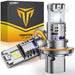 FAHREN 9005 9006 Bulbs Combo, 120,000LM 10X Ultra-Bright HB3 HB4 Led Bulbs,6500K Cool-White, 99% CANBUS Compatibility, Plug and Play, IP68 Waterproof HID fog bulbs, Pack of 4