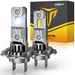 FAHREN 9005 9006 Bulbs Combo, 120,000LM 10X Ultra-Bright HB3 HB4 Led Bulbs,6500K Cool-White, 99% CANBUS Compatibility, Plug and Play, IP68 Waterproof HID fog bulbs, Pack of 4