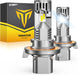 FAHREN Upgraded H13/9008 Bulb, [Modern & Brightest] 40000LM 6500K Ultra-Bright Bulb 1:1 Mini Size No Adapter Required 9008 Fog Light bulb, Quick Install Light Kit H13 bulbs,Pack of 2