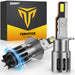 Latest 9006/HB4 Bulbs, 33,000LM 10X Ultra-Brighter, 6500K Cool White, 1:1 Halogen Size 9006 Fog Lights, Plug-N-Play, IP68 Waterproof, Pack of 2