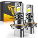 9012/HIR2 Light Bulbs, 𝟔𝟎,𝟎𝟎𝟎𝐋𝐌 𝟏𝟎𝐗 Ultra-Bright 6500K, 𝟑𝟔𝟎° Adjustable Quick Install, 𝐑𝐞𝐚𝐥 𝟏:𝟏 Size Direct Replacement 9012 Fog Light Bulb, IP68, Plug N Play, Pack of 2