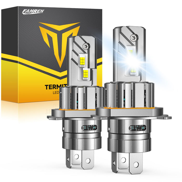 FAHREN Upgraded H13/9008 Bulb, [Modern & Brightest] 40000LM 6500K Ultra-Bright Bulb 1:1 Mini Size No Adapter Required 9008 Fog Light bulb, Quick Install Light Kit H13 bulbs,Pack of 2