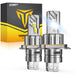 FAHREN Upgraded H13/9008 Bulb, [Modern & Brightest] 40000LM 6500K Ultra-Bright Bulb 1:1 Mini Size No Adapter Required 9008 Fog Light bulb, Quick Install Light Kit H13 bulbs,Pack of 2