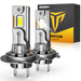 9012/HIR2 Light Bulbs, 𝟔𝟎,𝟎𝟎𝟎𝐋𝐌 𝟏𝟎𝐗 Ultra-Bright 6500K, 𝟑𝟔𝟎° Adjustable Quick Install, 𝐑𝐞𝐚𝐥 𝟏:𝟏 Size Direct Replacement 9012 Fog Light Bulb, IP68, Plug N Play, Pack of 2