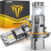 FAHREN H13 9008 LED bulbs 44000LM 10X brighter 6500K cool white fog light