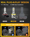 real plug and play fog lights H9 HB3 bulbs