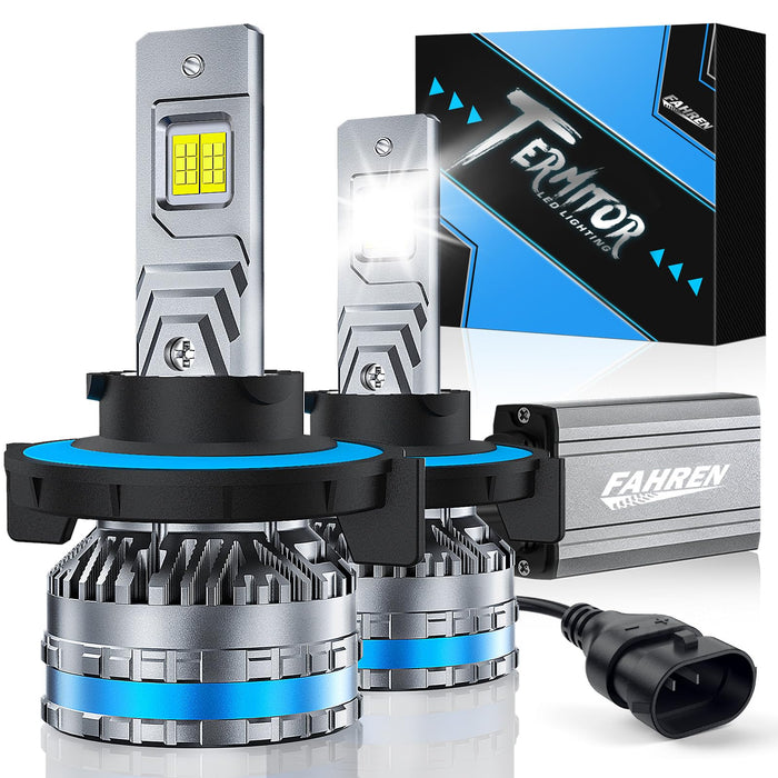 FAHREN 120W High Power H13 Fog Bulbs, 9008 Light Bulbs,40,000 Lumens, 6500K Cool White