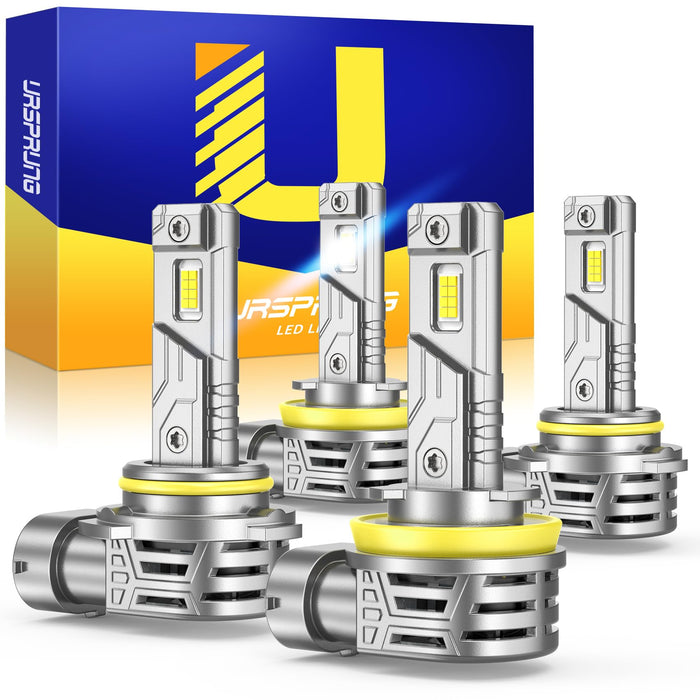Ursprung H11 9005 Fog Light Combo,1:1 Size Easy Installation H9 H8 HB3 Fog Driving Light Bulbs
